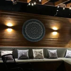 Blue Haven – 36" Mandala Wall Art