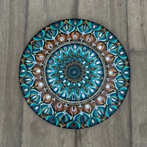 Nature’s Embrace Mini – 15" Mandala Wall Art