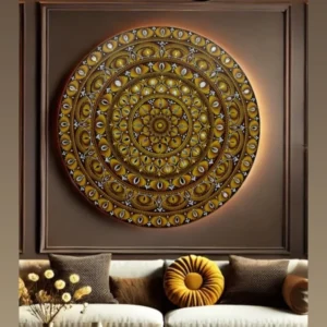 Suryaflora Vastu Sunflower 36" Mandala Wall Art