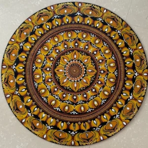 Golden Sunrise – 30" Mandala Wall Art